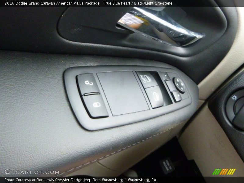 Controls of 2016 Grand Caravan American Value Package
