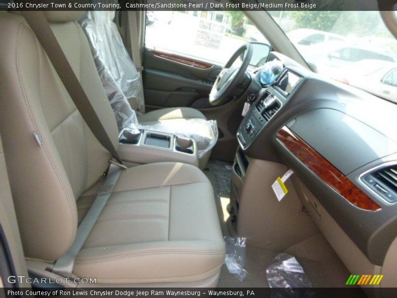 Cashmere/Sandstone Pearl / Dark Frost Beige/Medium Frost Beige 2016 Chrysler Town & Country Touring
