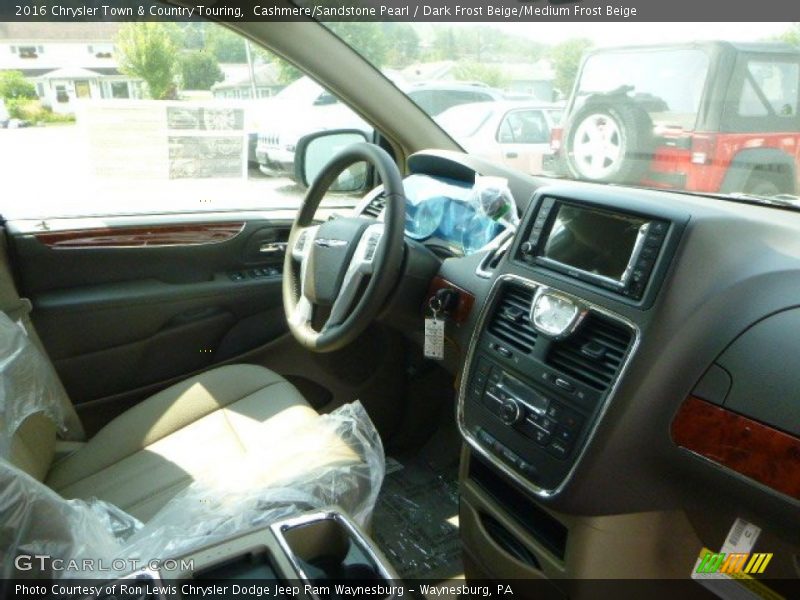 Cashmere/Sandstone Pearl / Dark Frost Beige/Medium Frost Beige 2016 Chrysler Town & Country Touring