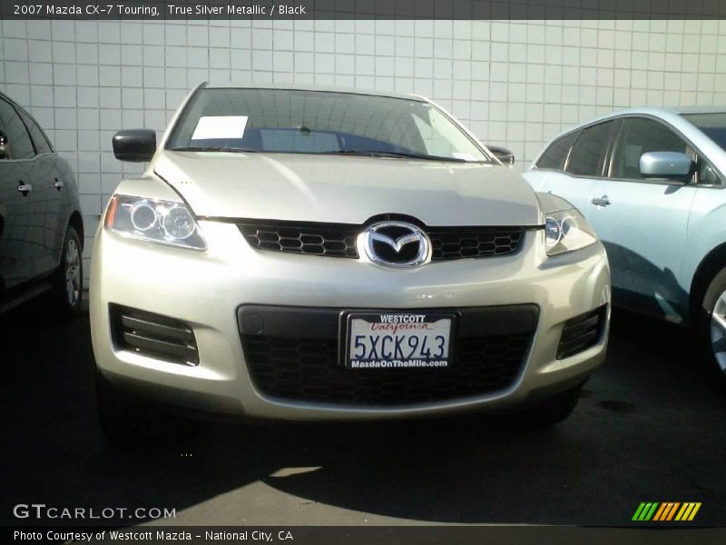 True Silver Metallic / Black 2007 Mazda CX-7 Touring