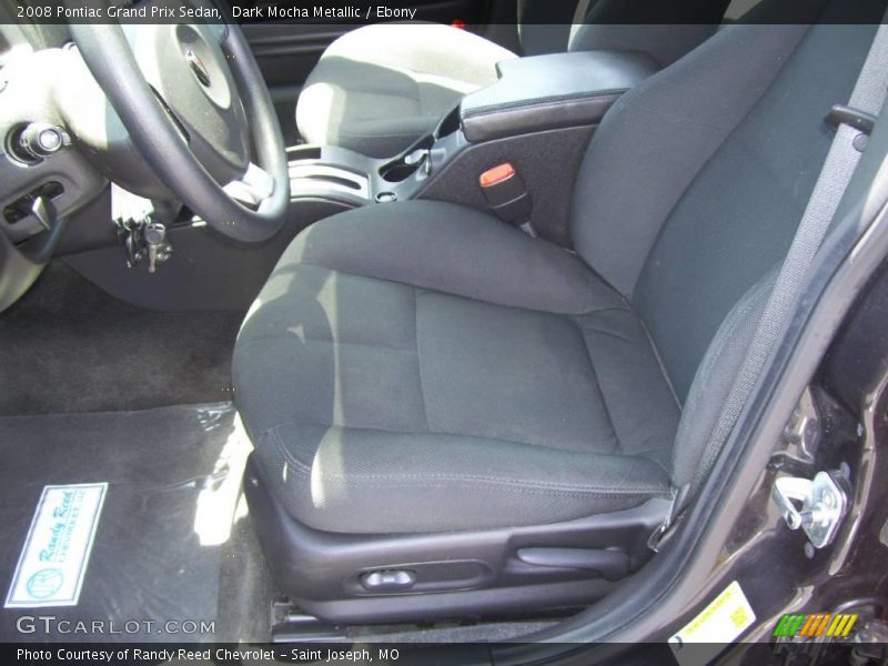 Dark Mocha Metallic / Ebony 2008 Pontiac Grand Prix Sedan