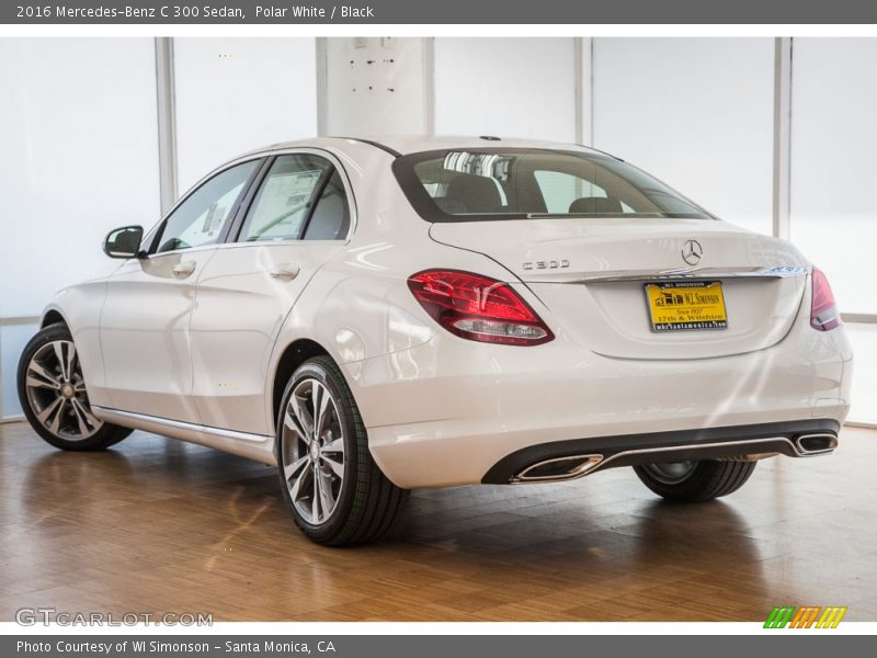 Polar White / Black 2016 Mercedes-Benz C 300 Sedan