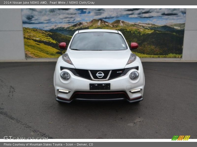 Pearl White / NISMO Cloth/Gray 2014 Nissan Juke NISMO AWD