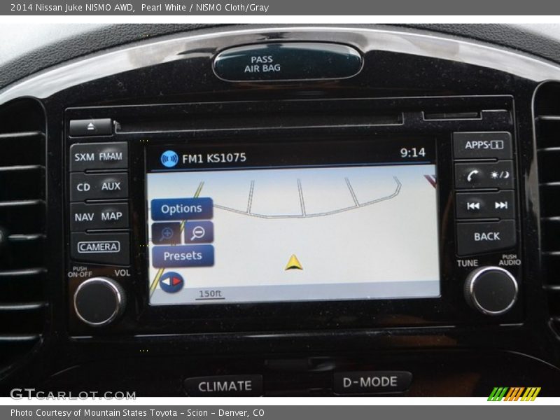 Pearl White / NISMO Cloth/Gray 2014 Nissan Juke NISMO AWD