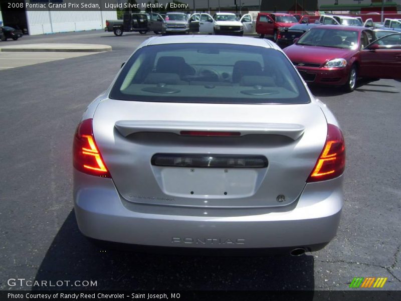 Liquid Silver Metallic / Ebony 2008 Pontiac Grand Prix Sedan