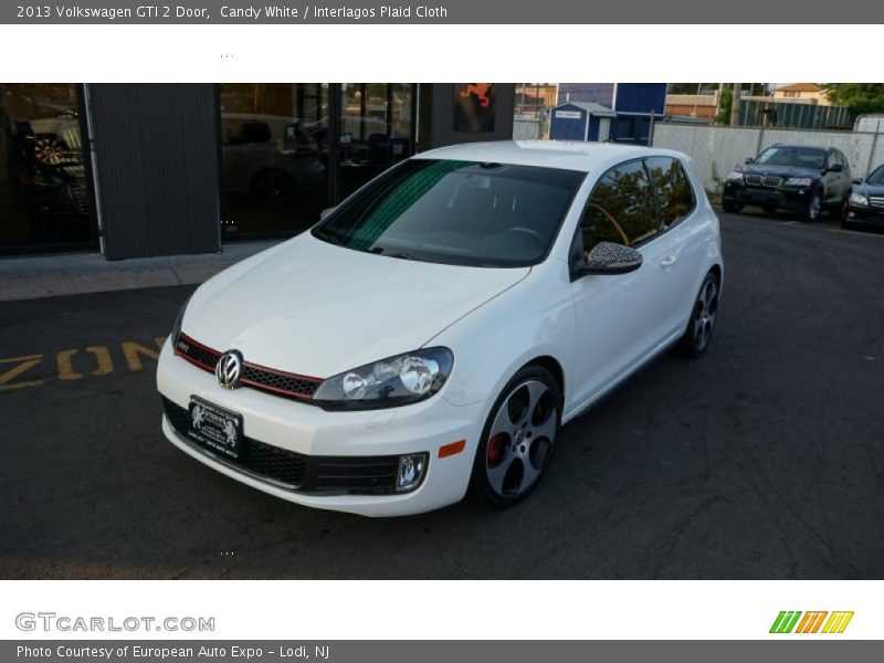 Candy White / Interlagos Plaid Cloth 2013 Volkswagen GTI 2 Door