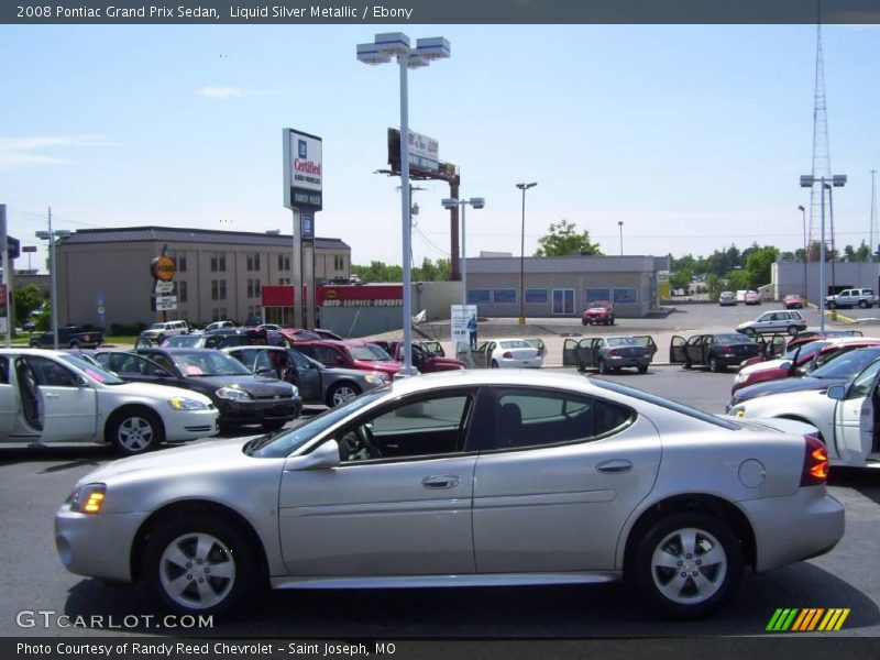 Liquid Silver Metallic / Ebony 2008 Pontiac Grand Prix Sedan