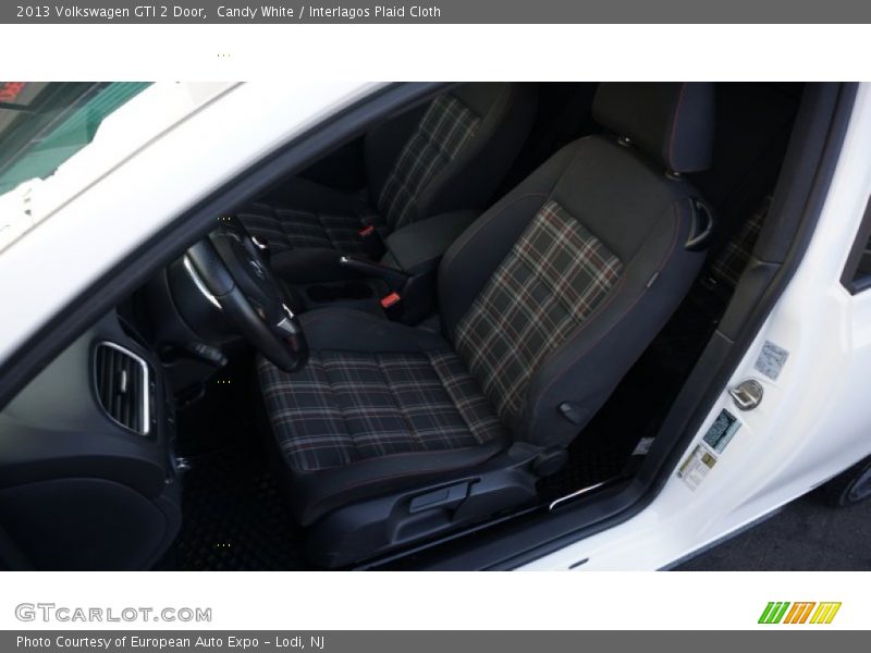 Candy White / Interlagos Plaid Cloth 2013 Volkswagen GTI 2 Door