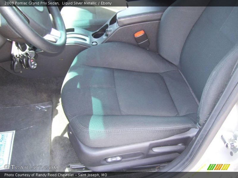 Liquid Silver Metallic / Ebony 2008 Pontiac Grand Prix Sedan