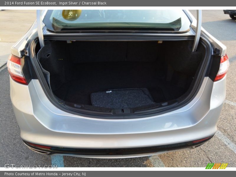 Ingot Silver / Charcoal Black 2014 Ford Fusion SE EcoBoost