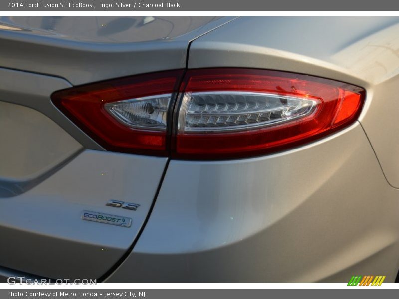 Ingot Silver / Charcoal Black 2014 Ford Fusion SE EcoBoost