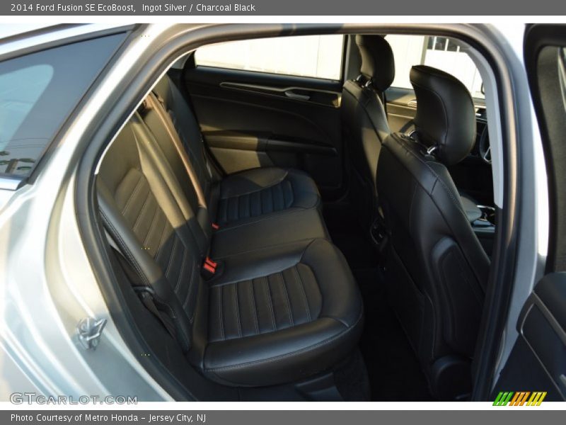 Ingot Silver / Charcoal Black 2014 Ford Fusion SE EcoBoost