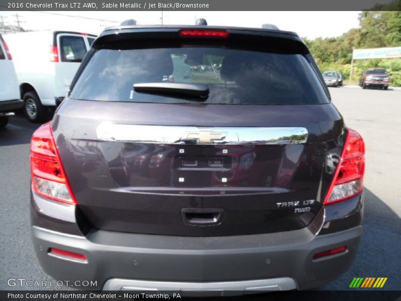 Sable Metallic / Jet Black/Brownstone 2016 Chevrolet Trax LTZ AWD