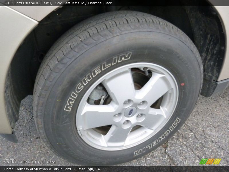 Gold Leaf Metallic / Charcoal Black 2012 Ford Escape XLT 4WD