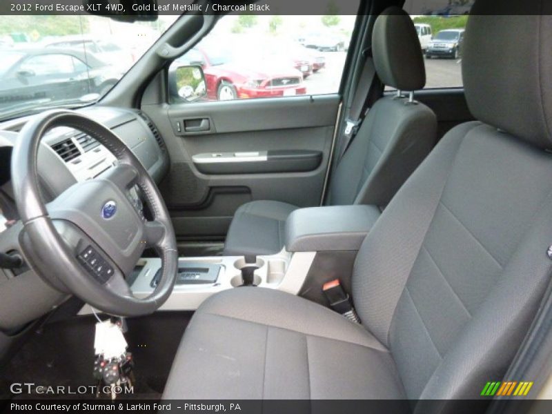 Gold Leaf Metallic / Charcoal Black 2012 Ford Escape XLT 4WD