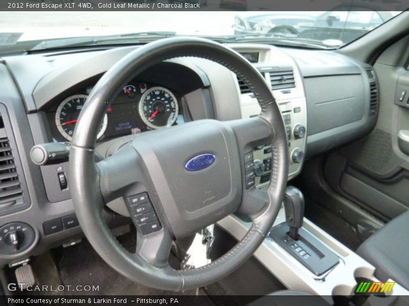 Gold Leaf Metallic / Charcoal Black 2012 Ford Escape XLT 4WD
