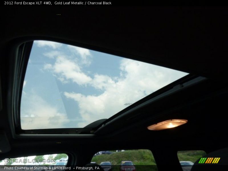 Gold Leaf Metallic / Charcoal Black 2012 Ford Escape XLT 4WD