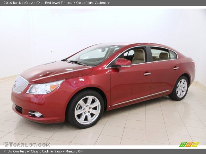 Red Jewel Tintcoat / Cocoa/Light Cashmere 2010 Buick LaCrosse CXL