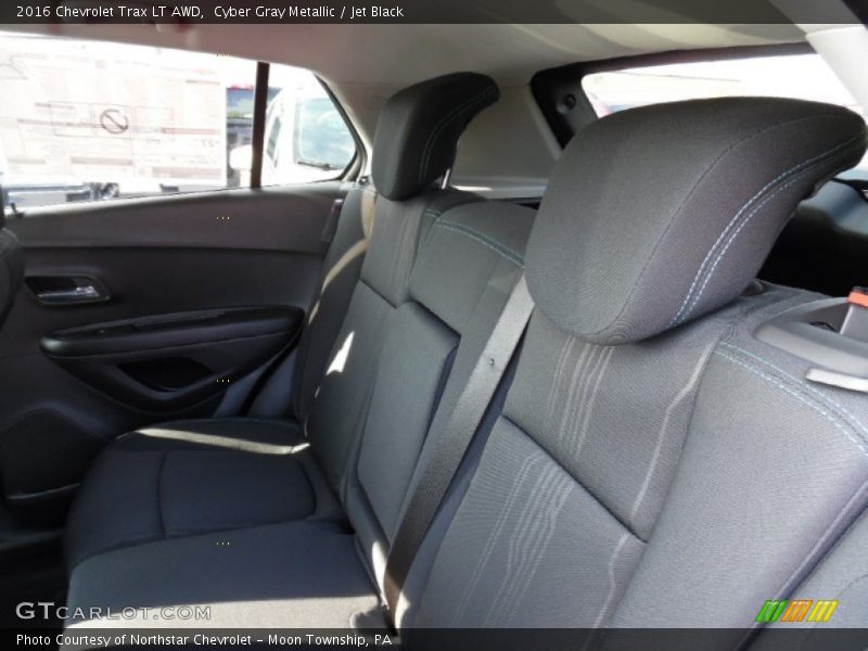 Cyber Gray Metallic / Jet Black 2016 Chevrolet Trax LT AWD