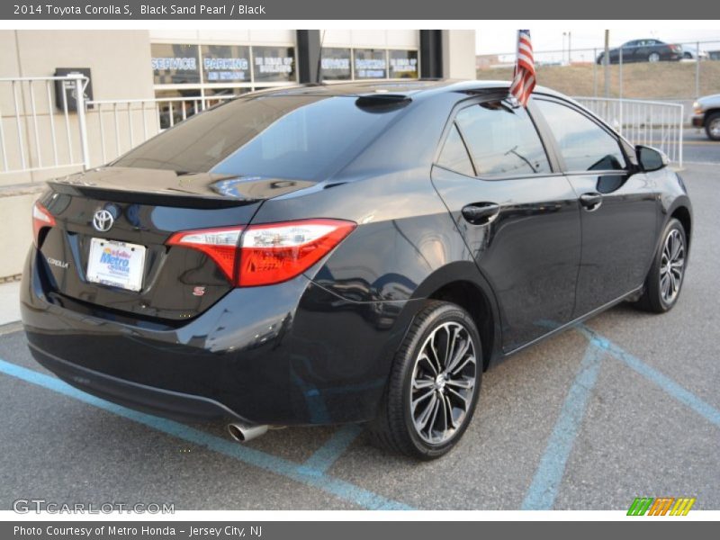 Black Sand Pearl / Black 2014 Toyota Corolla S