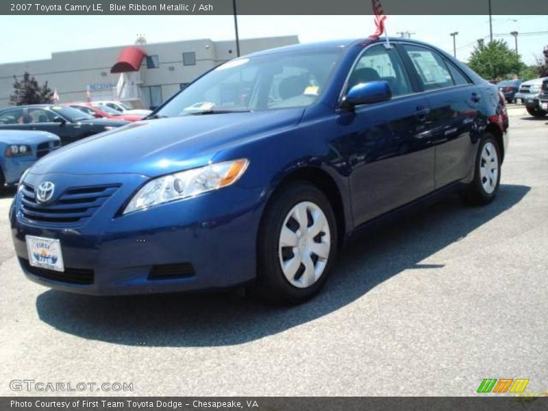 Blue Ribbon Metallic / Ash 2007 Toyota Camry LE