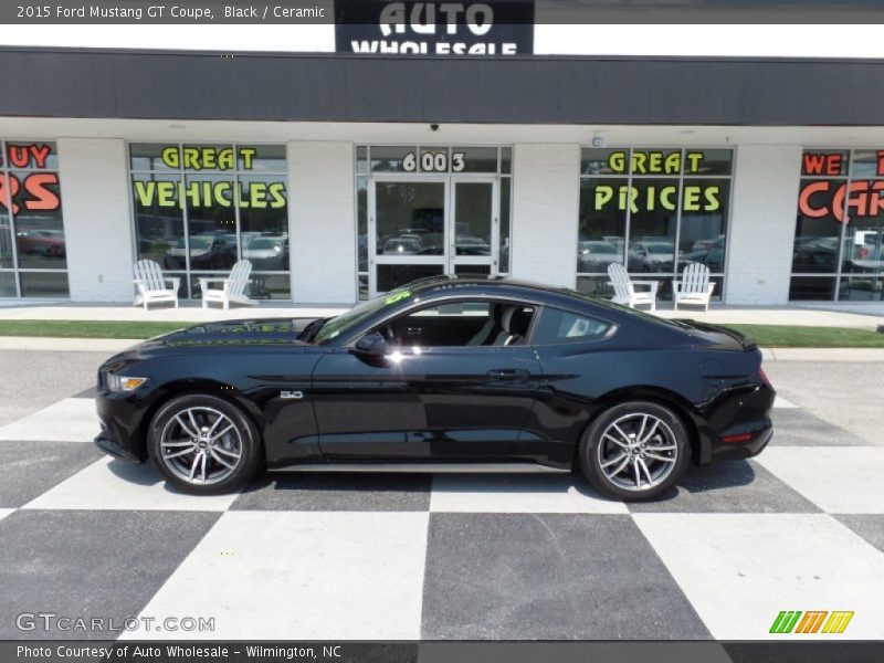 Black / Ceramic 2015 Ford Mustang GT Coupe