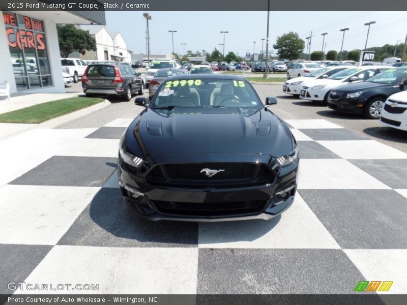 Black / Ceramic 2015 Ford Mustang GT Coupe