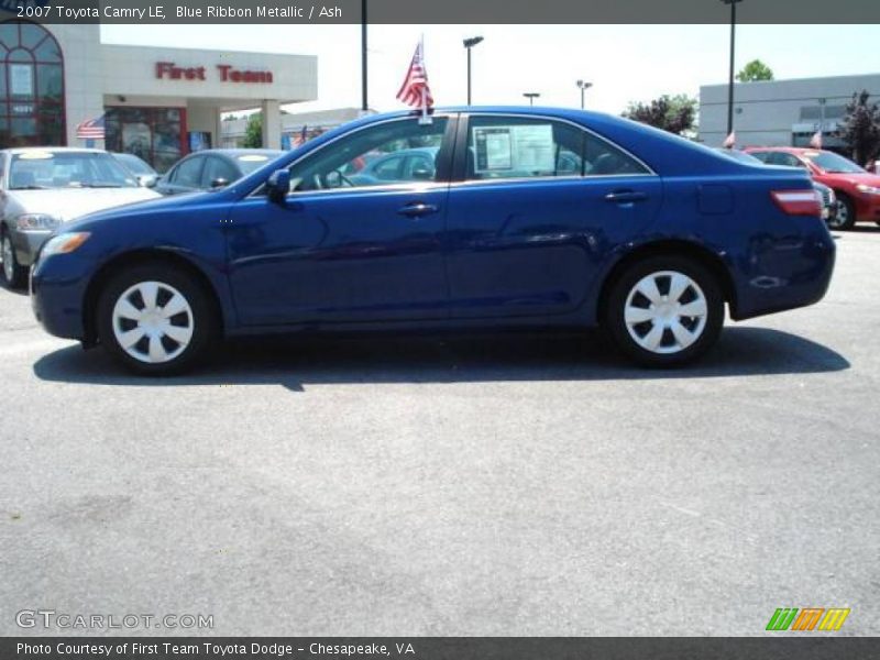 Blue Ribbon Metallic / Ash 2007 Toyota Camry LE
