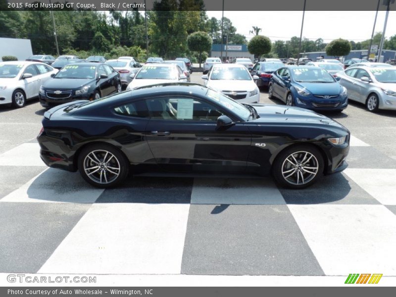 Black / Ceramic 2015 Ford Mustang GT Coupe