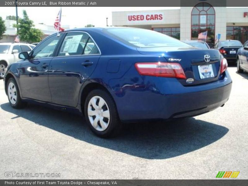 Blue Ribbon Metallic / Ash 2007 Toyota Camry LE