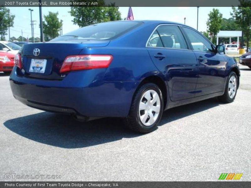 Blue Ribbon Metallic / Ash 2007 Toyota Camry LE