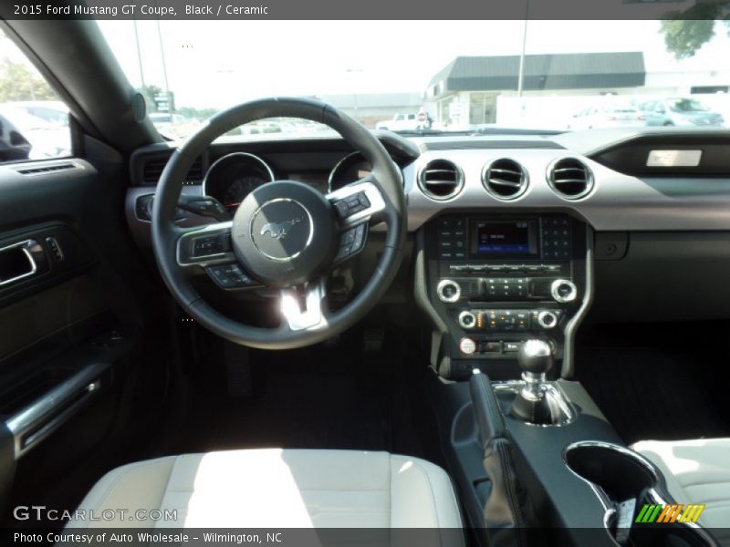 Black / Ceramic 2015 Ford Mustang GT Coupe