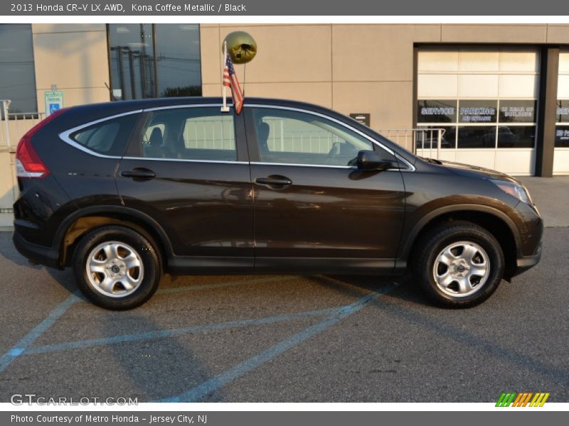 Kona Coffee Metallic / Black 2013 Honda CR-V LX AWD