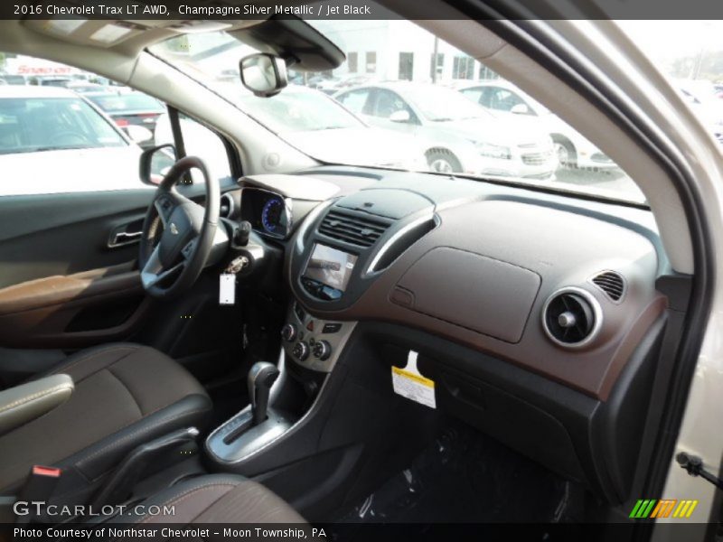 Champagne Silver Metallic / Jet Black 2016 Chevrolet Trax LT AWD