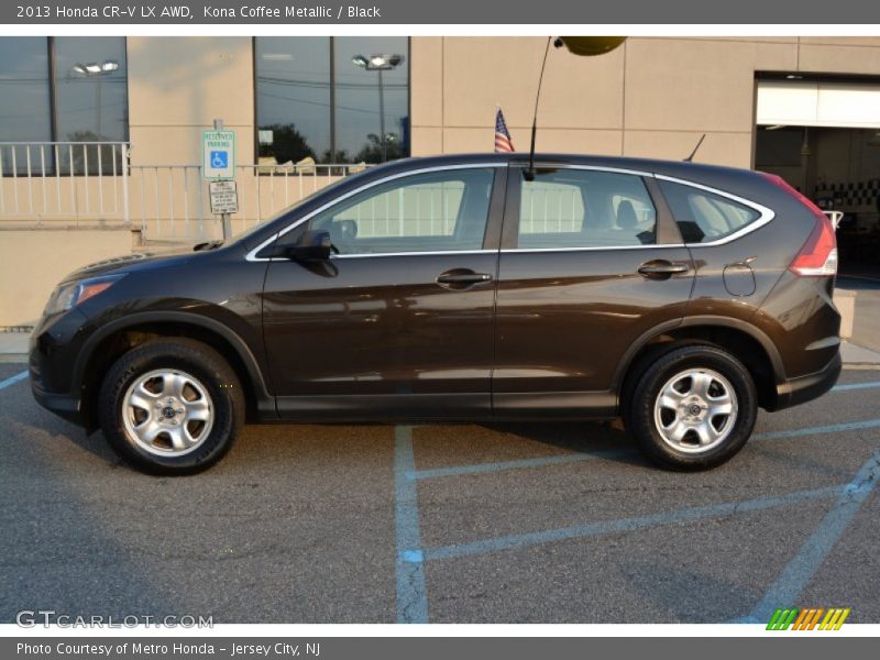 Kona Coffee Metallic / Black 2013 Honda CR-V LX AWD