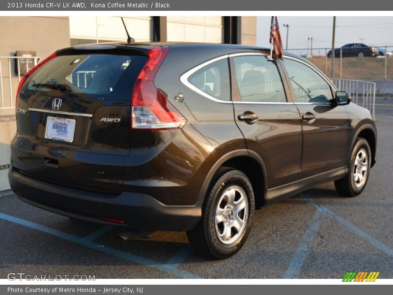 Kona Coffee Metallic / Black 2013 Honda CR-V LX AWD