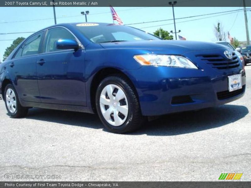 Blue Ribbon Metallic / Ash 2007 Toyota Camry LE