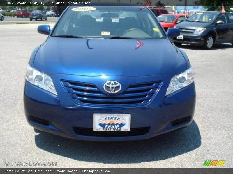 Blue Ribbon Metallic / Ash 2007 Toyota Camry LE