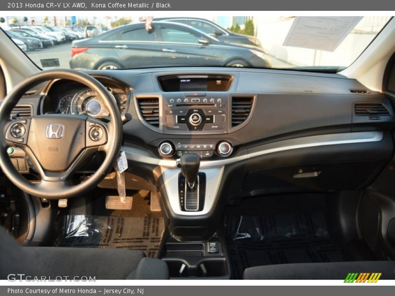 Kona Coffee Metallic / Black 2013 Honda CR-V LX AWD