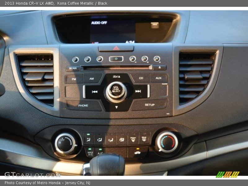 Kona Coffee Metallic / Black 2013 Honda CR-V LX AWD