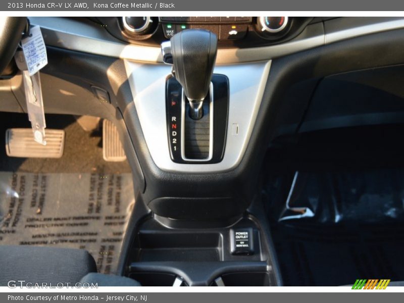 Kona Coffee Metallic / Black 2013 Honda CR-V LX AWD