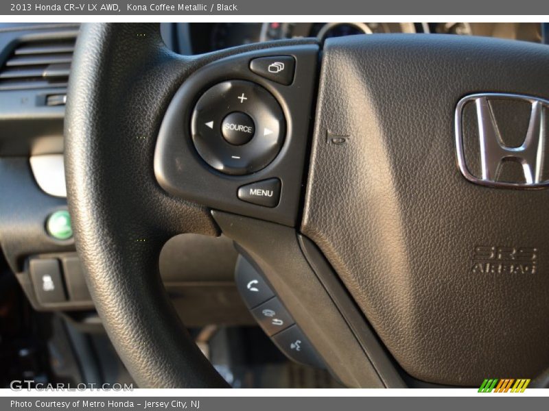 Kona Coffee Metallic / Black 2013 Honda CR-V LX AWD