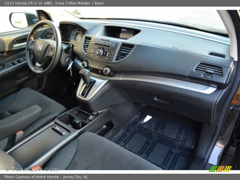 Kona Coffee Metallic / Black 2013 Honda CR-V LX AWD