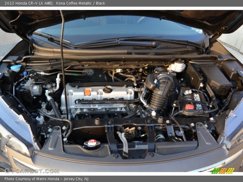 Kona Coffee Metallic / Black 2013 Honda CR-V LX AWD