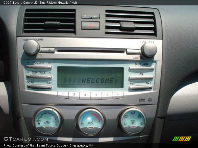 Blue Ribbon Metallic / Ash 2007 Toyota Camry LE