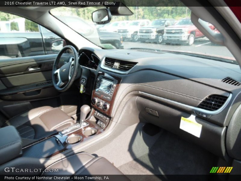 Siren Red Tintcoat / Ebony 2016 Chevrolet Traverse LTZ AWD
