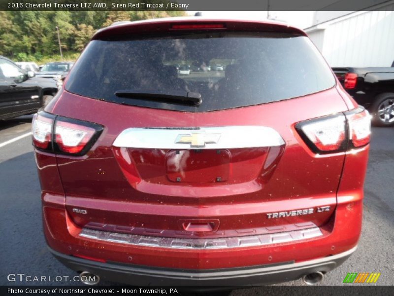 Siren Red Tintcoat / Ebony 2016 Chevrolet Traverse LTZ AWD