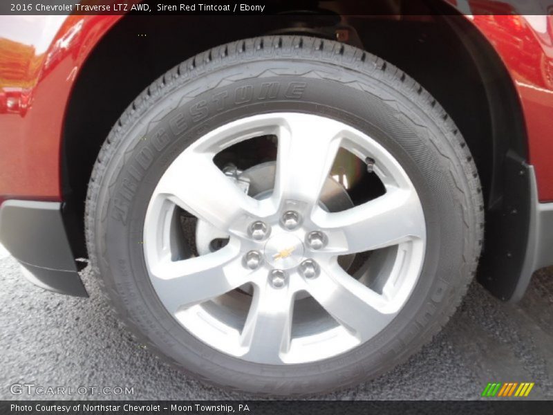 Siren Red Tintcoat / Ebony 2016 Chevrolet Traverse LTZ AWD