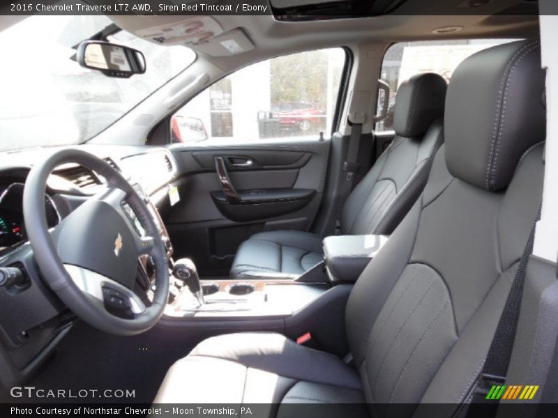 Siren Red Tintcoat / Ebony 2016 Chevrolet Traverse LTZ AWD