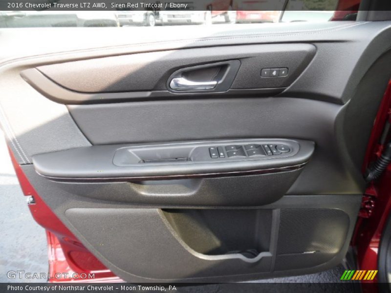 Siren Red Tintcoat / Ebony 2016 Chevrolet Traverse LTZ AWD